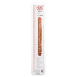 Size Queen Double Dildo-Brown 17